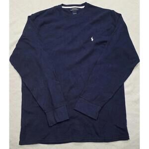 Polo Ralph Lauren Navy Blue Long Sleeve Cotton Shirt 2XL